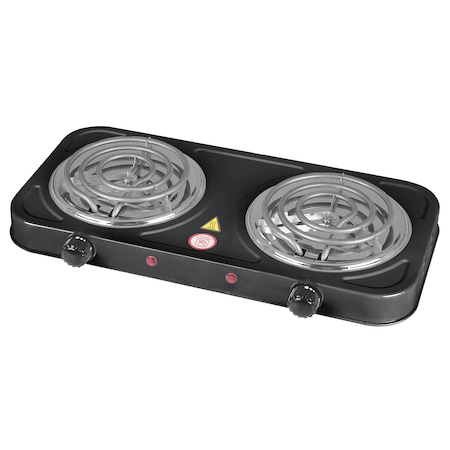 Emerald Electric Double Burner - Black SM-STV-2681